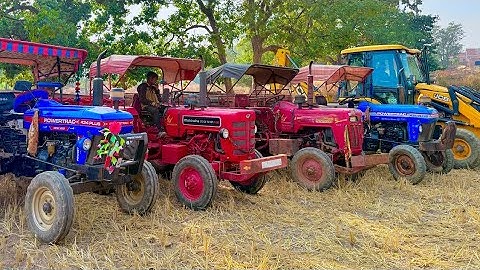 Sonalika 745 Di | Kubota 4501 Levelling With JCB 3dx Backhoe #jcbvideo #tractorvideo #farmingvideos