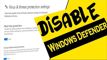 2 Easy Ways  to Turn Off or Disable Windows Defender Antivirus in Windows 10