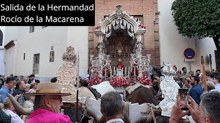 Salida de la Hermandad del Rocío de la Macarena 2024 | Sevilla Accesible