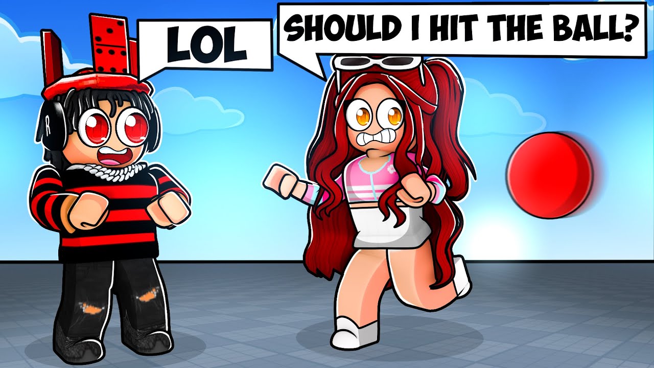 MY COUSIN IS THE WORST ROBLOX BLADE BALL PLAYER