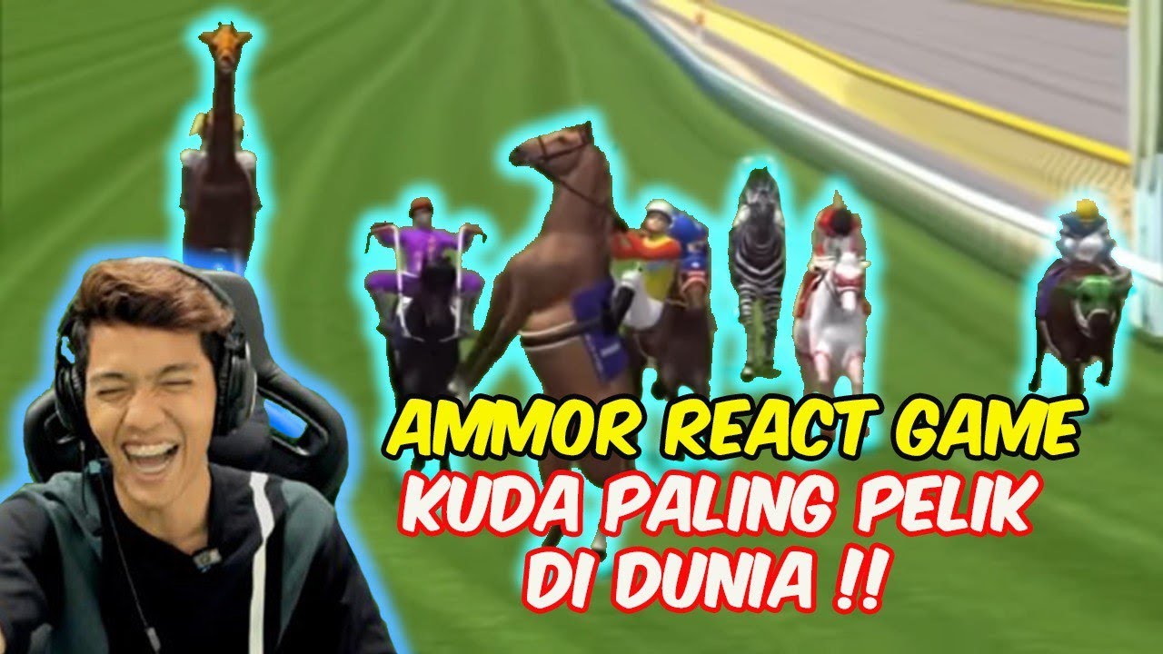 AMMOR REACT GAME KUDA PALING PELIK DI DUNIA !!