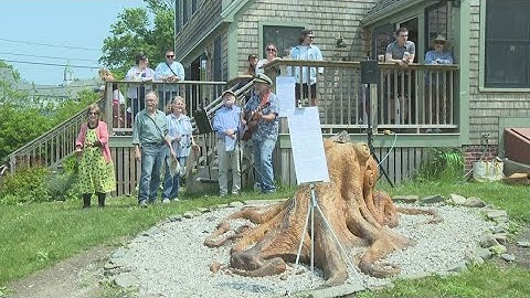 Local artist unveils newest creation on Peaks Island