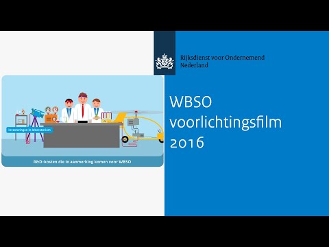 WBSO voorlichtingsfilm 2016