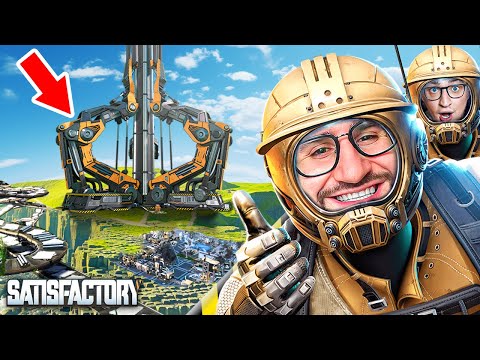 ПОСТРОИЛИ ГИГАНТСКИЙ ЛИФТ В КОСМОС! ИЛОН МАСК ЗАВИДУЕТ! ВЫЖИВАНИЕ В SATISFACTORY #4