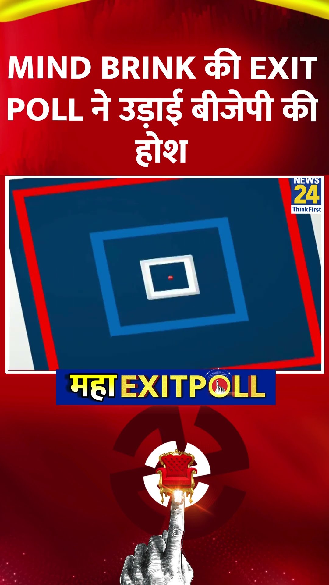 Delhi Elections Exit Poll:  Mind Brink की Exit Poll ने उड़ाई BJP की होश