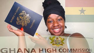 Ghana VISA AND PASSPORT application process in UK