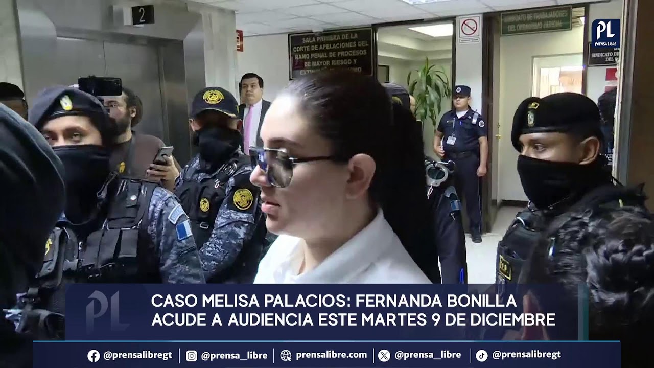 Caso Melisa Palacios: Fernanda Bonilla acude a audiencia este martes 9 de diciembre