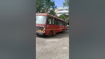Msrtc old bs3 lalpari entry in maliwada bus stand Ahmednagar #msrtcbus #bus_shorts #lalpari #Shorts