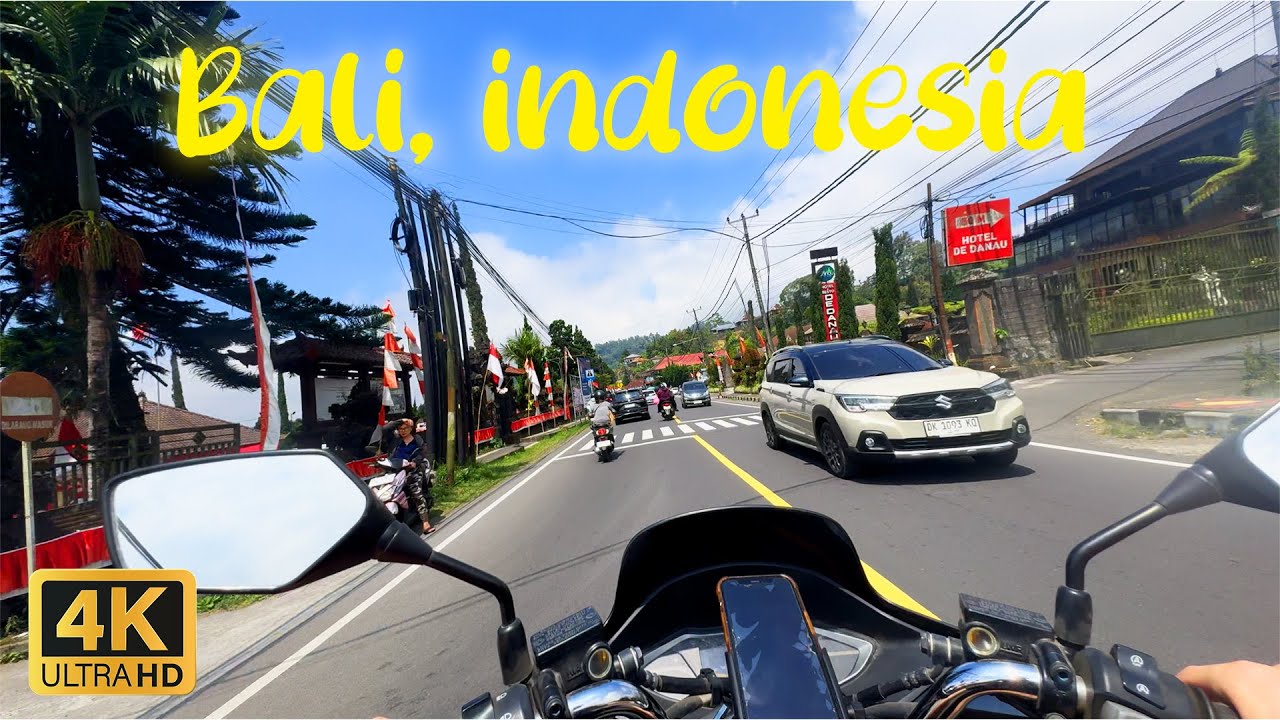 Bali Motor Scooter Tour [4k, HDR] - 60FPS 🏍️🌴