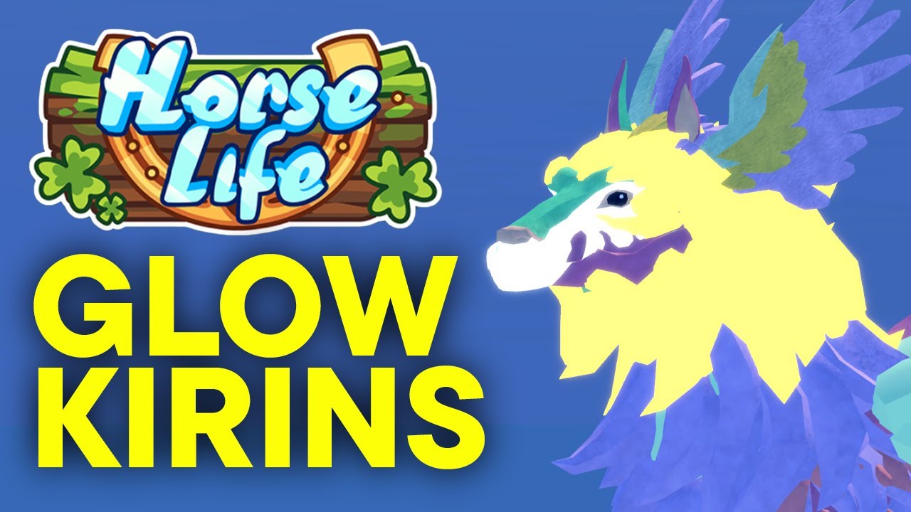 Вывожу свою мечту о GLOW Kirins в Roblox Horse Life!!