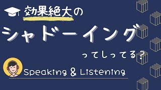 日常会話を使ったシャドーイング【英語字幕付き、字幕なし、スロースピード、ネイティブスピード】