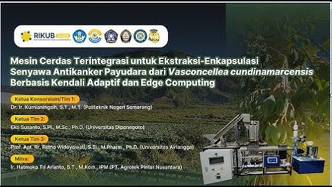 Polines–UNDIP–UNAIR dan Agrotek hadirkan Mesin Cerdas Ekstraksi Senyawa Antikanker Payudara