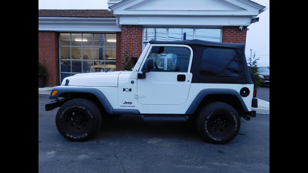 2006 Jeep Wrangler X  6 Speed Manual - ONLY 45,000 MILES! WOW! Extra  Clean, All Stock, Amazing! - YouTube