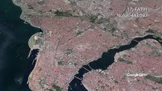 [Kuşbakışı] - İstanbul ve İlçelerinin Nüfusu (2020)