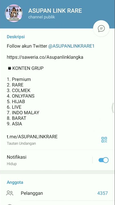 TELEGRAM GRUP PEMERSATU BANGSA GRATIS | LINK DI KOMENTAR