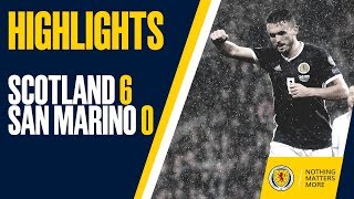 HIGHLIGHTS | Scotland 6-0 San Marino | John McGinn scores first half hat-trick