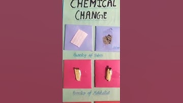 project on physical and chemical change #science