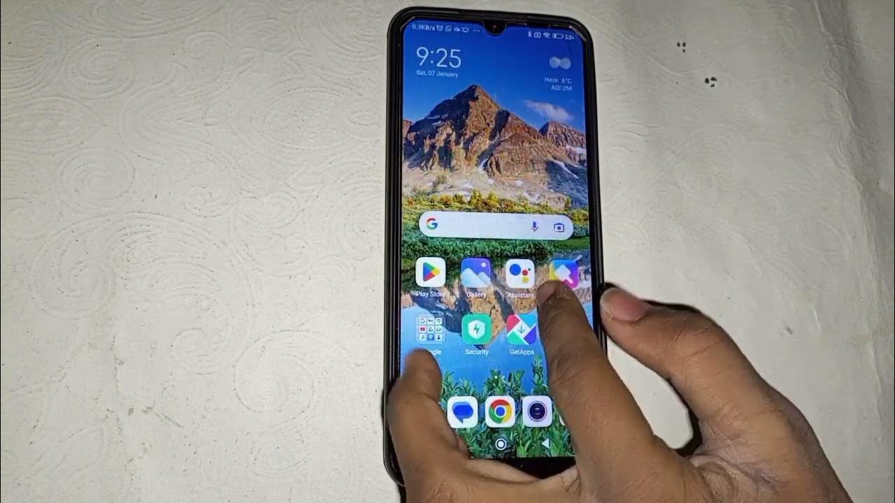 How to off auto rotate screen in Redmi 10A, Redmi 10A rotation setting