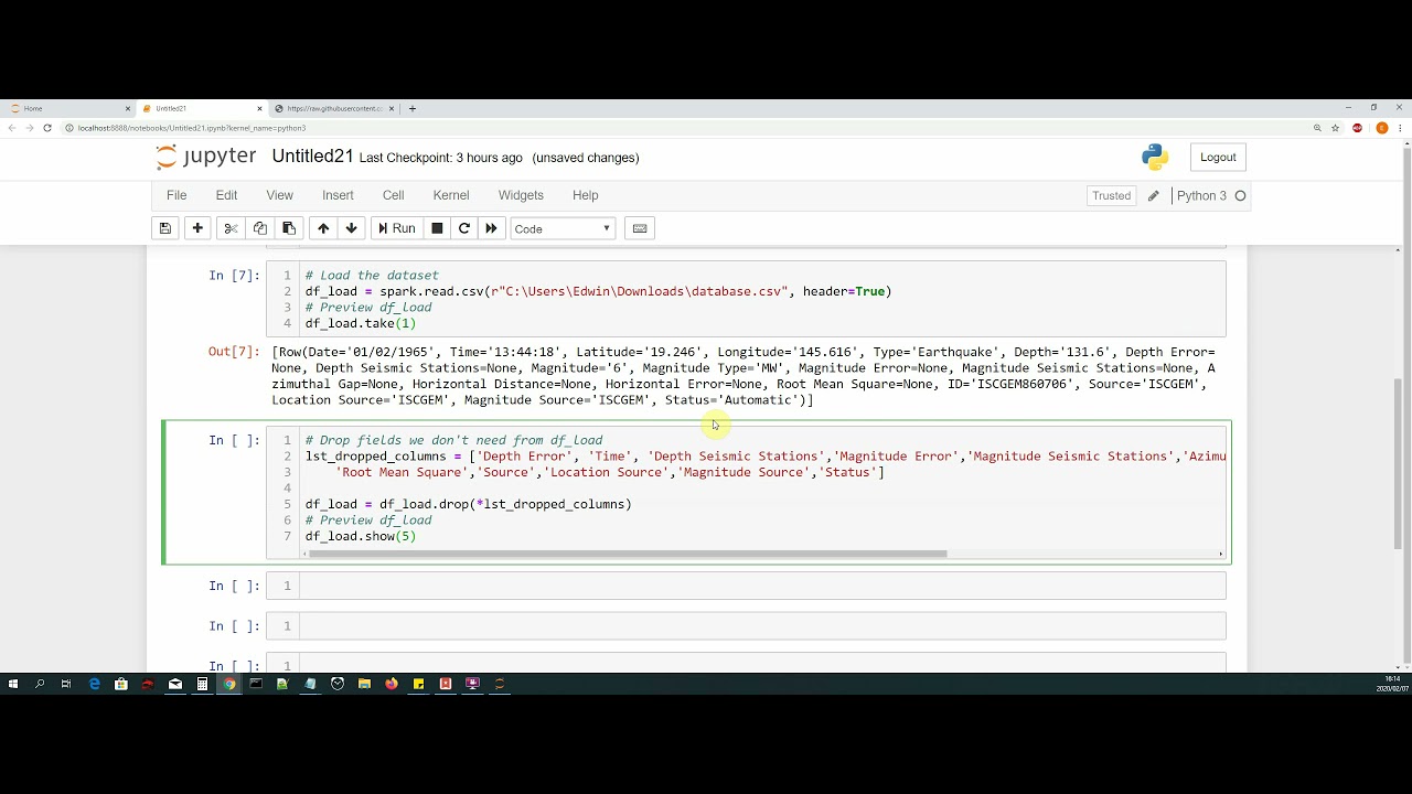 Lesson 9: Extracting data with PySpark - YouTube