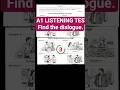 Find the dialogue. A1 LISTENING TEST#frenchlearning#delfa1 #improvefrenchlistening #delfpreparation