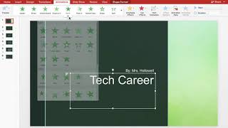 Automated Transitions and Animations in PowerPoint for Mac