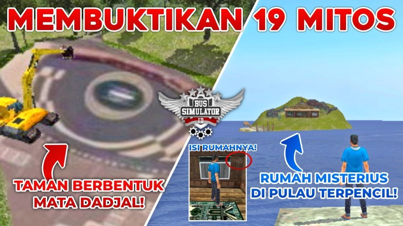 MEMBUKTIKAN 19 MITOS YANG ADA DI GAME BUSSID!