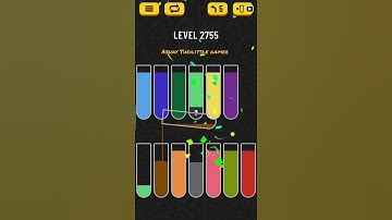 Water sort puzzle level 2755