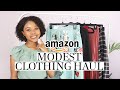 Modest Clothing Haul | Affordable Amazon Modest Fashion ft. Grace Karin