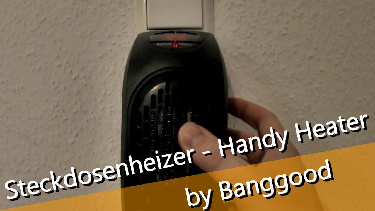 kleine Steckdosenheizung - 240V 350W Wall-Outlet Handy Heater mit Power! -  YouTube