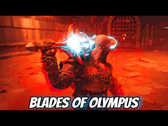 Kratos Wields Blade of Olympus Scene (God of War Ragnarok Valhalla DLC) 