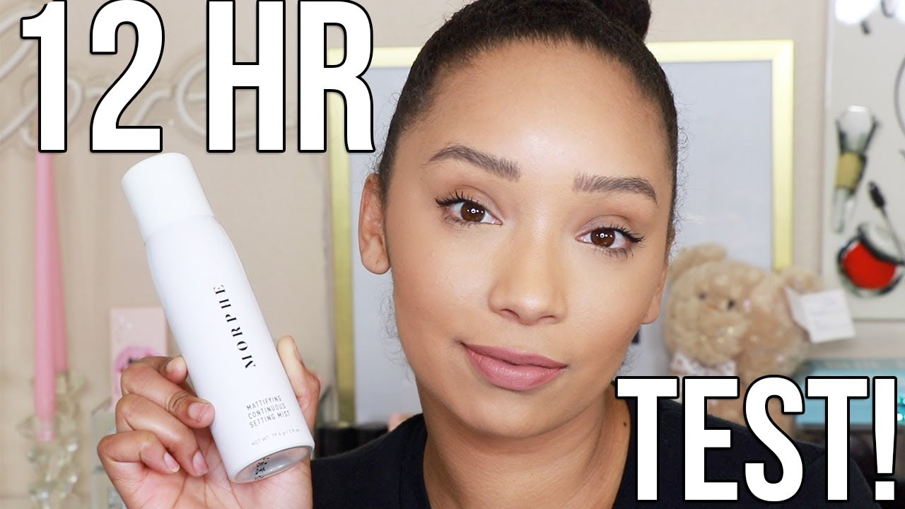 WOW! WATCH THIS BEFORE YOU BUY IT! Morphe Matte Setting Spray Review Full  Day Wear Test! 