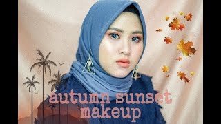 AUTUMN SUNSET MAKEUP LOOK (Fast Forward)