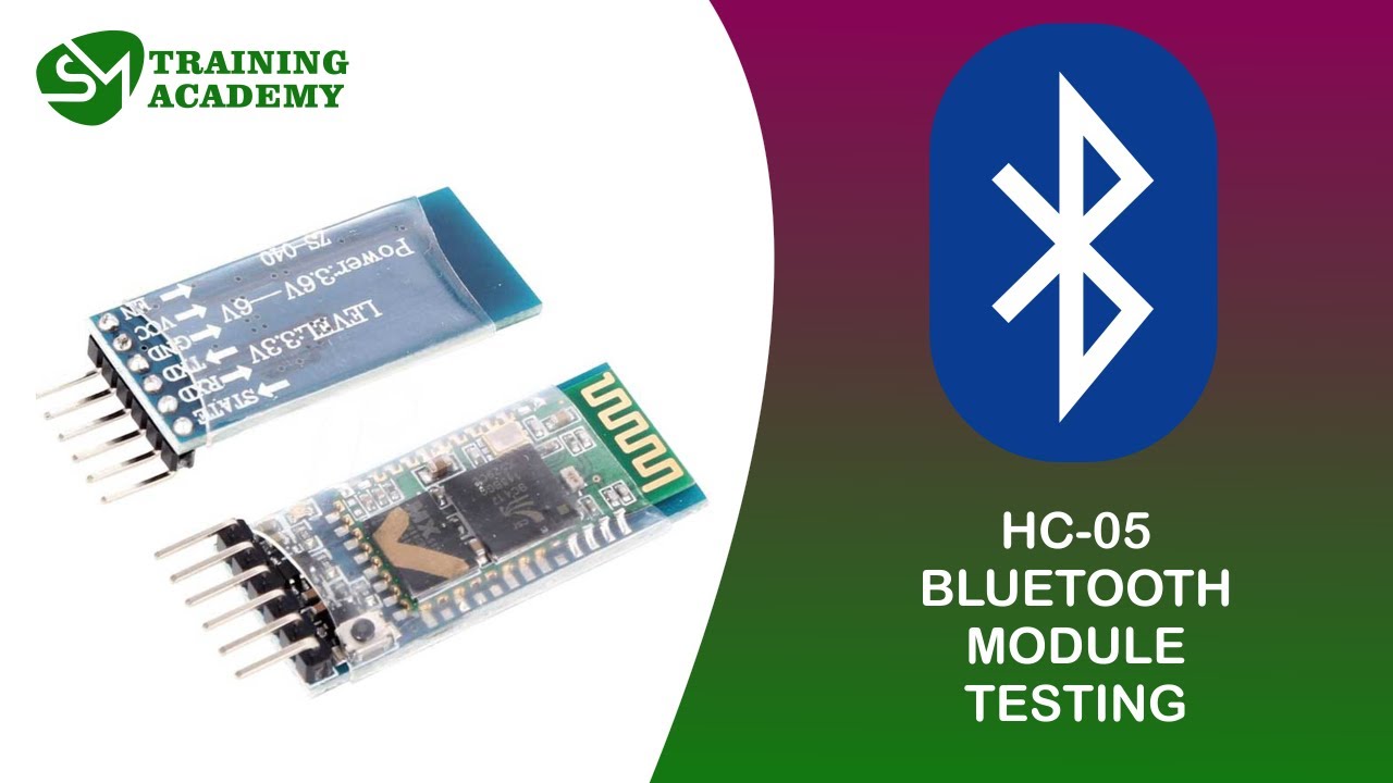 HC05 Bluetooth module testing with serial terminal software in PC - YouTube