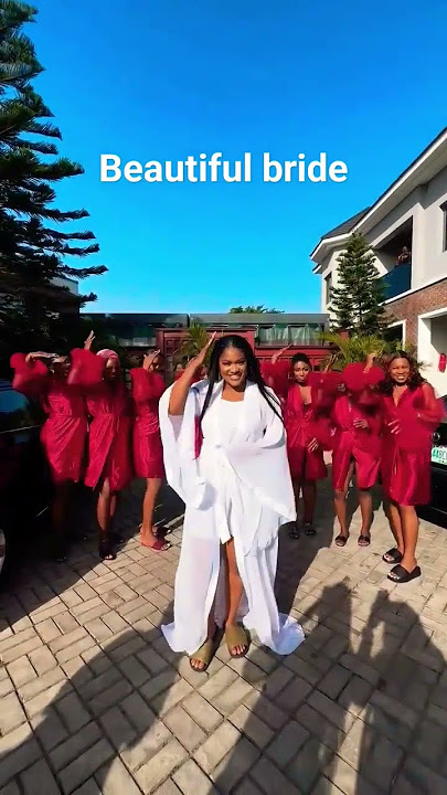 beautiful bride and bride maids #wedding #dress #vibes