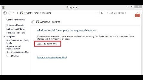 How to fix .NET Framework 3.5 in Windows 8/8.1/10/11 Error code: 0x800F0906 / 0x800F081F 0x800f0950