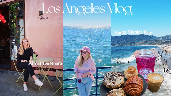 LA VLOG  Alfred Tea Room, Santa Monica, Venice Bea...