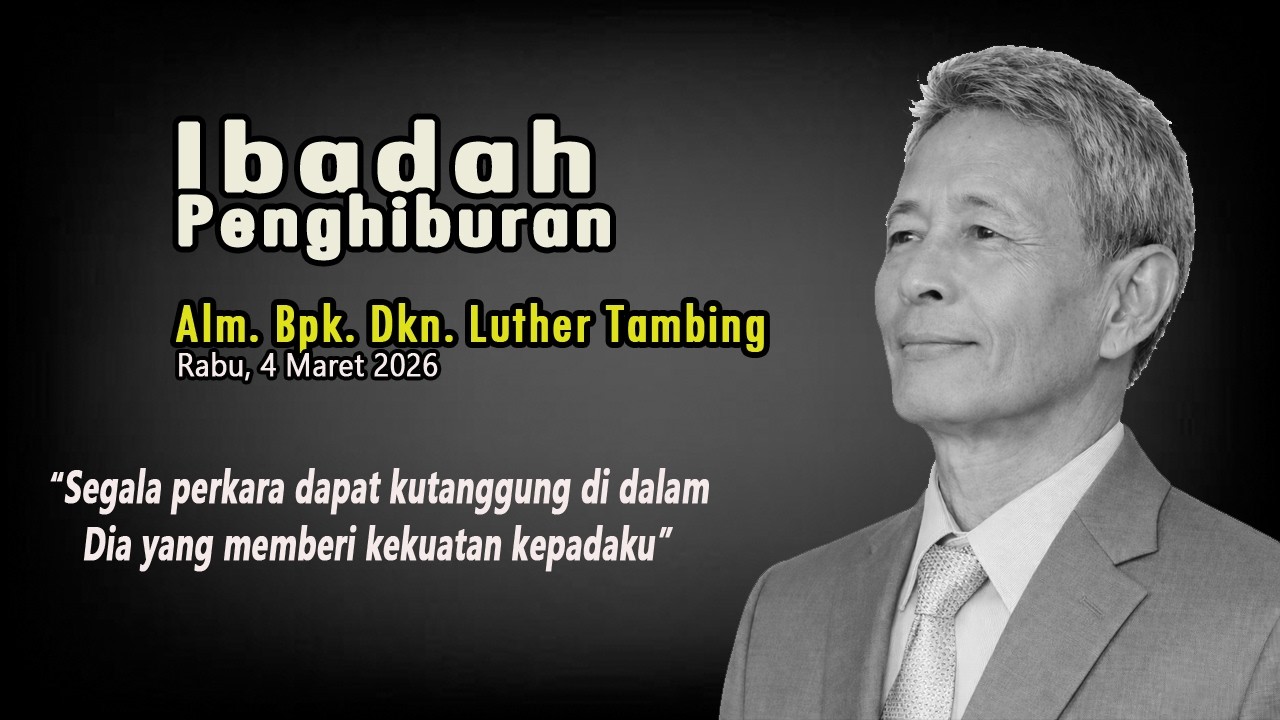 🔴[LIVE]  Ibadah Penghiburan Keluarga Alm. Bpk. Dkn. Luther Tambing | 4 Maret 2026 | pk.19.30