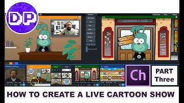 Adobe Character Animator Tutorial  How to create a live cartoon show with vMix