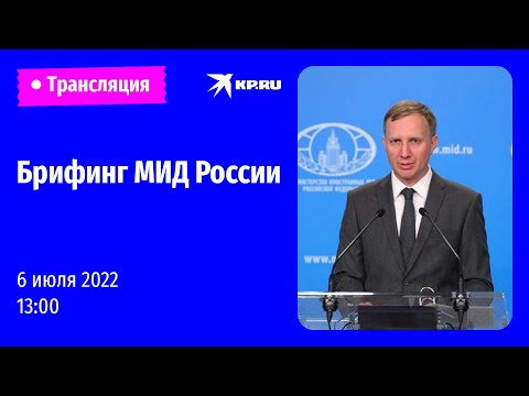Брифинг МИД России