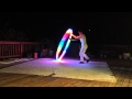 LED Cyr Wheel Act (Synced to Music)
