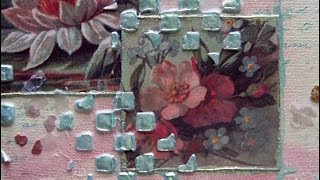 Mixed Media Art Canvas - Vintage Floral screenshot 5