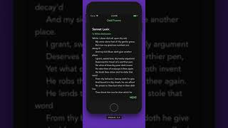 Odd Poems iOS App screenshot 2