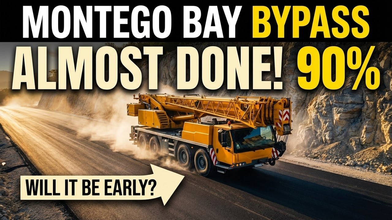 JAMAICA NEWS: Montego Bay Bypass 80 %- 90% / Will it finished ahead of time / What work is left?
