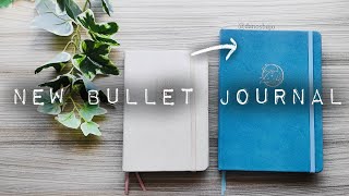 Starting a New Bullet Journal 🌊 | 2021 Mid Year Bujo Set Up | A5 to B5 Notebook?? | Dano's Bujo