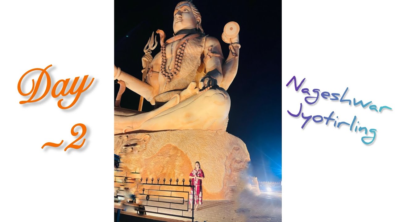 Day~2 of Gujrat trip🚙|| Nageshwar jyotirling🙏 ||Travel Vlog ||Vlog 10||@Vlogswithjinks 