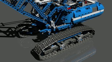 LDCad 1.6 POV-Ray animation export teaser