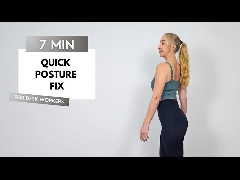 Quick Posture Fix: Office Stretch Routine for Desk Workers | Do it Every Day! by Fit Life 50s