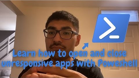 How to close unresponsive applications with PowerShell. PowerShell Course 2026.