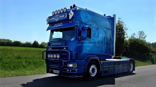 Trucker Festival Thal-Drulingen 2024 | French Truckshow with Scania V8 Longline open pipes sound