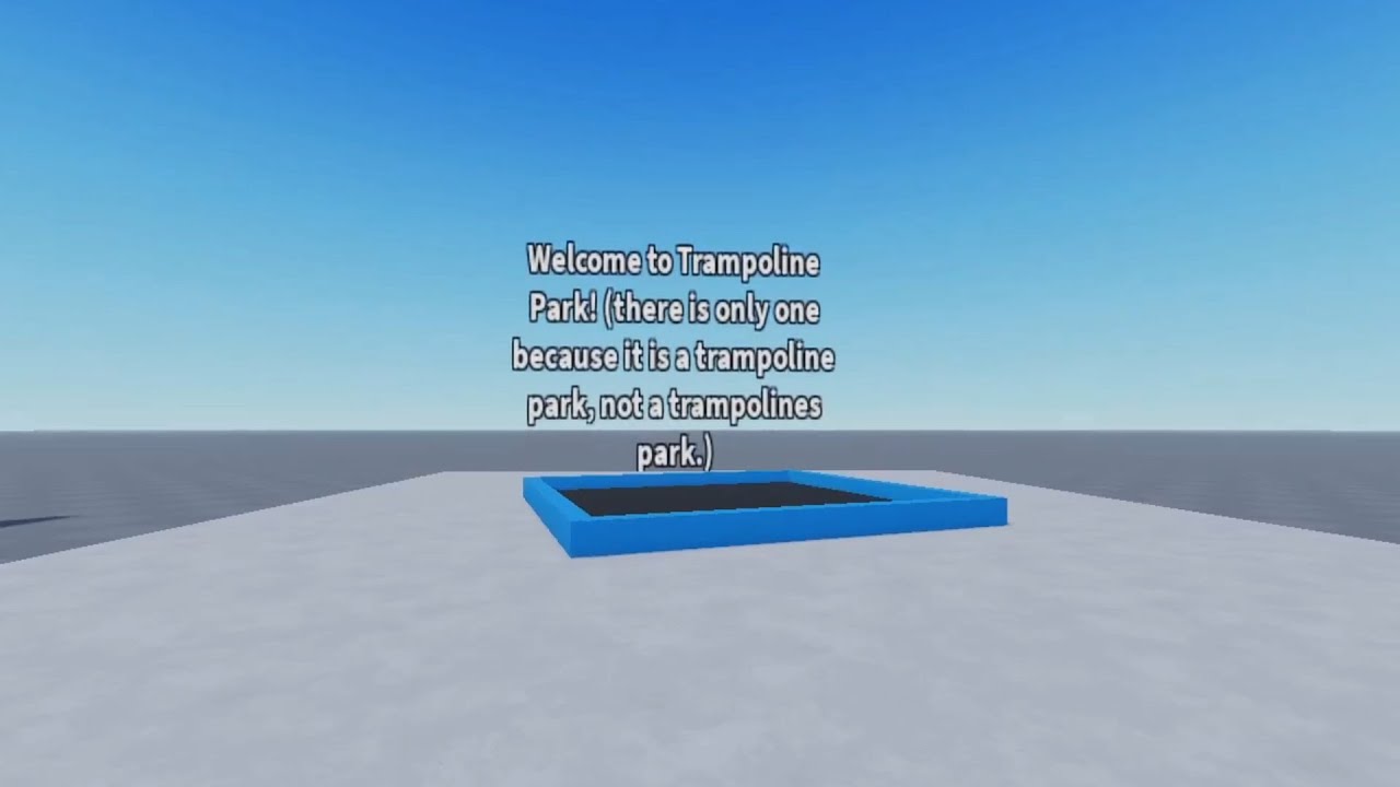 Roblox Trampoline Park! (Open Now!) - YouTube